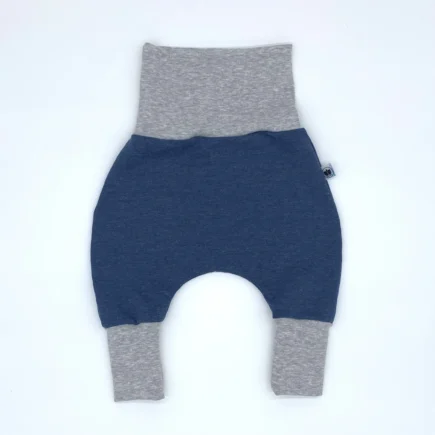 Mitwachshose Jersey Unifarben jeansblau [SALE]