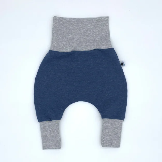 Mitwachshose Jersey Unifarben jeansblau [SALE]