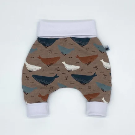 Mitwachshose Jersey Wale cappuccino | Pumphose für Babys & Kleinkinder