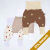 3er-Set Mitwachshose Jersey | 3er-Pack Pumphose für Babys & Kleinkinder