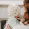 Beanie Rippjersey Herzen | für Babys & Kleinkinder
