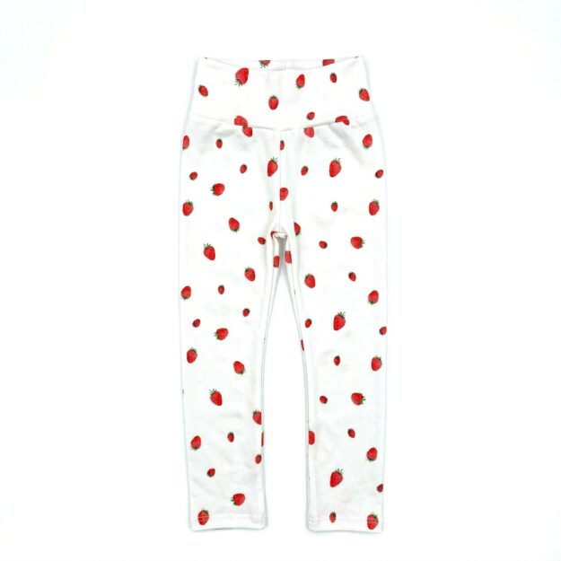 Baby & Kinderleggings Jersey Erdbeeren