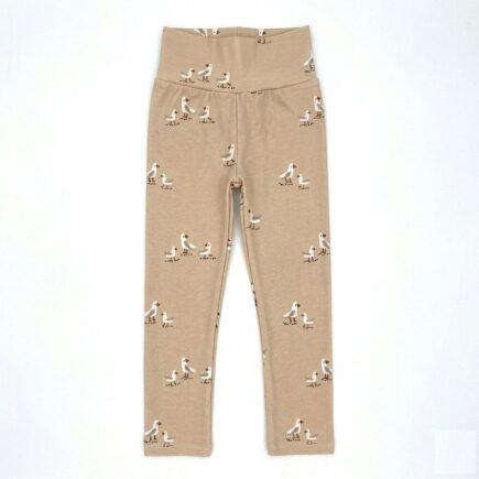 Leggings_Jersey_Möwen_Beige_Tiere_Natur_01 Baby & Kinderleggings Jersey Möwen