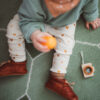 Leggings Rippjersey Herzen | für Babys & Kleinkinder