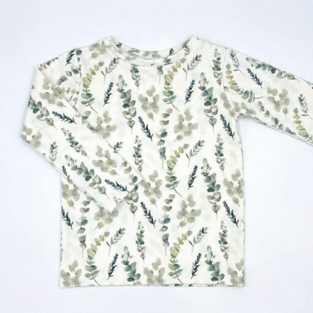 Longshirt Jersey Eukalyptus