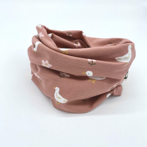 Loop Jersey Gänse & Blümchen | für Babys & Kleinkinder
