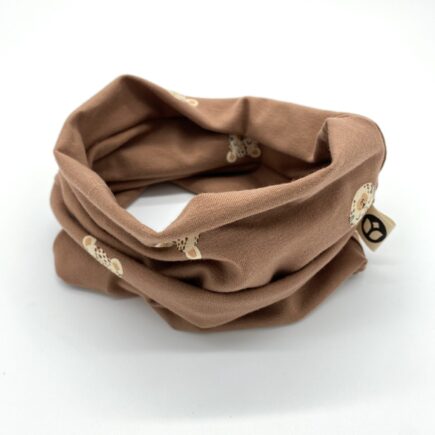 Loop Jersey Wildkatzen braun