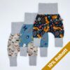 3er Set mitwachsende Baby Pumphosen von Tulipanelli