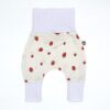 Mitwachshose_Jersey_Erdbeeren_Weiss_Essen_01 Mitwachsende Baby Pumphose Erdbeeren