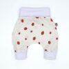 Mitwachshose_Jersey_Erdbeeren_Weiss_Essen_02 Mitwachsende Baby Pumphose Erdbeeren