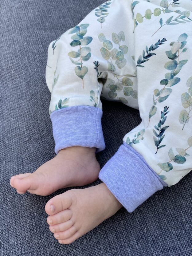 Mitwachshose Jersey Eukalyptus | Pumphose für Babys & Kleinkinder