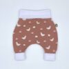 Mitwachshose_Jersey_Gänse-Blümchen_Rosa_Tiere_Pflanzen_01 Mitwachshose Jersey Gänse & Blümchen | Pumphose für Babys & Kleinkinder