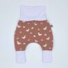 Mitwachshose_Jersey_Gänse-Blümchen_Rosa_Tiere_Pflanzen_02 Babyset Jersey Gänse & Blümchen