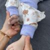 Mitwachshose Jersey Meeresschildkröte | Pumphose für Babys & Kleinkinder
