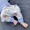 Mitwachshose Jersey Meeresschildkröte | Pumphose für Babys & Kleinkinder