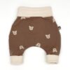 Mitwachsende Baby Pumphose Wildkatzen braun