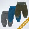 3er Set mitwachsende Baby Pumphosen aus 100% Merinowolle von Tulipanelli