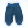 Mitwachshose_Merino Wollfleece_Petrol_Blau_Uni_02 Mitwachsende Pumphose für Babys und Kleinkinder aus Merino-Wollfleece