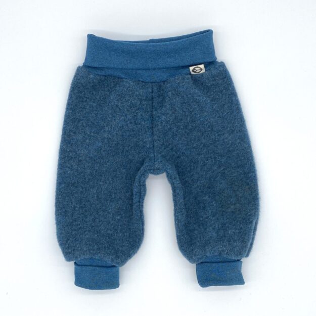Mitwachshose_Merino Wollfleece_Petrol_Blau_Uni_02 Mitwachsende Pumphose für Babys und Kleinkinder aus Merino-Wollfleece