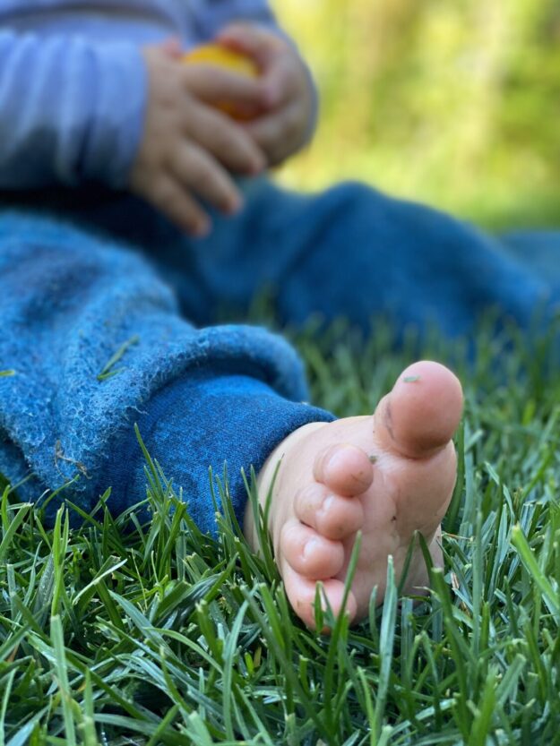 Mitwachsende Pumphose für Babys und Kleinkinder aus Merino-Wollfleece