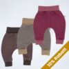 3er Set mitwachsende Baby Pumphosen aus 100% Merinowolle von Tulipanelli