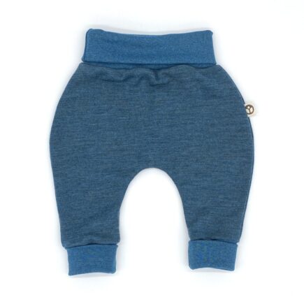 mitwachsende BAbyhose aus 100% Merino-Wolljersey