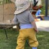 Mitwachshose Musselin Unifarben | Pumphose für Babys & Kleinkinder