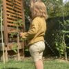 Radler Hose Rippjersey Zitrone
