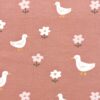 Loop Jersey Gänse & Blümchen | für Babys & Kleinkinder