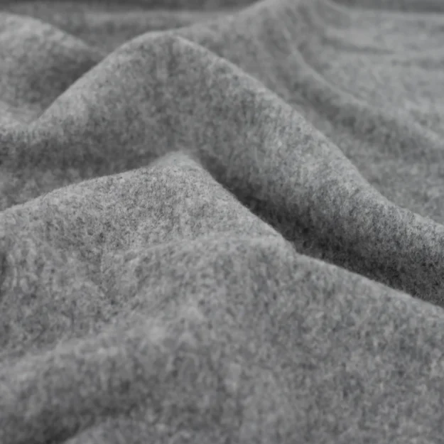 Merino Wollfleece grau aus 100% Merinowolle