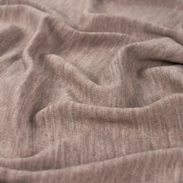 Merino Wolljersey creme aus 100% Merinowolle