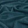 Merino Wolljersey petrol aus 100% Merinowolle
