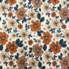 Radler Hose Rippjersey Blüten orange | für Babys & Kleinkinder