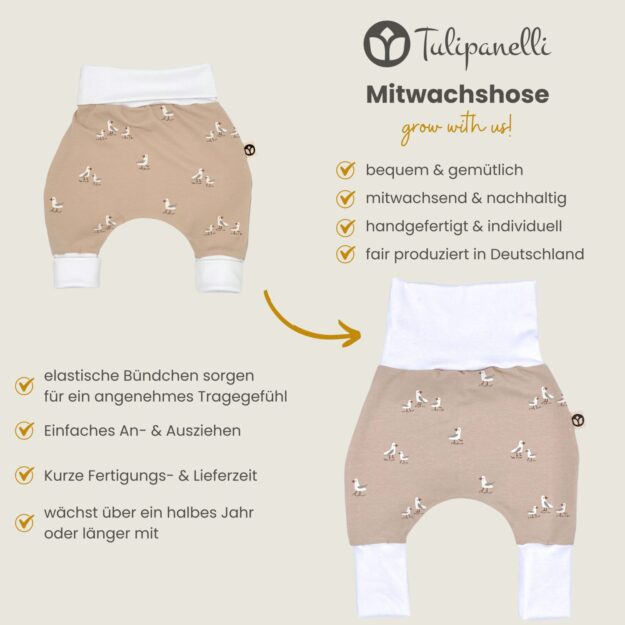 Shop GrowWithUs Tulipanelli Mitwachshose JERSEY(1)_Möwen Funktionsweise und Vorteile einer mitwachsenden Babyhose von Tulipanelli