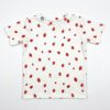 Jersey T-shirt mit Erdbeermotiv