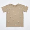 Jersey T-shirt mit Möwenmotiv