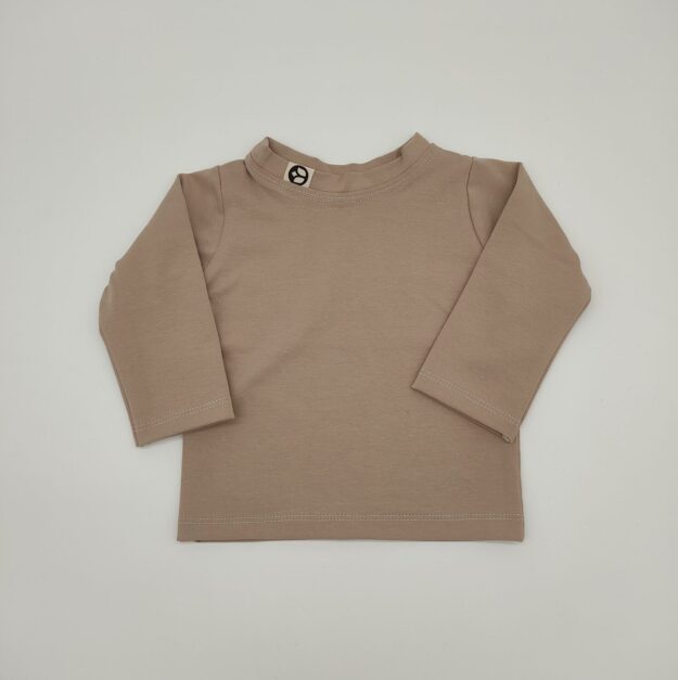 Longshirt Jersey Unifarben cappuccino Gr. 68/74 [SALE]
