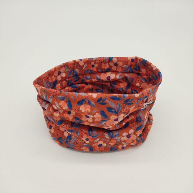 Loop Jersey Blüten orange [SALE]