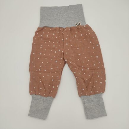 Mitwachshose Musselin Punkte Gr. 68-86 [SALE]