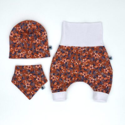 Babyset_Jersey_Blüten-Orange_Bunt_Pflanzen_Blumen_01