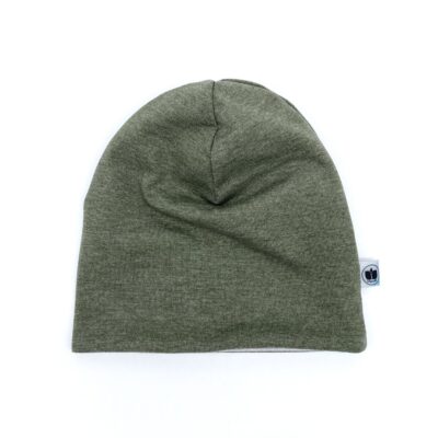Beanie_Jersey_Khaki-Meliert_Grün_Uni_01