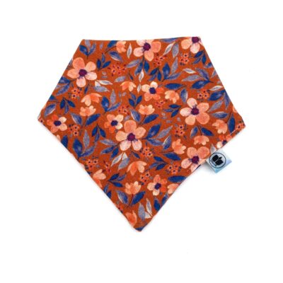 Halstuch_Jersey_Blüten-Orange_Bunt_Pflanzen_Blumen_01