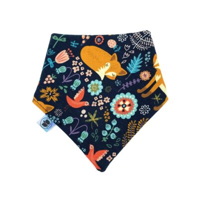 Halstuch_Jersey_Fuchswald_Blau_Tiere_Natur_01