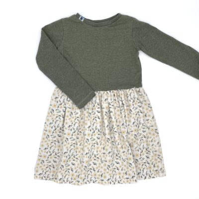 Kleid_Jersey_Langarm_Jersey-Uni-Mix_Khaki-Meliert_Grün_Uni_01