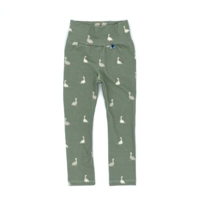 Leggings_Jersey_Gänse-Grün_Grün_Tiere_01