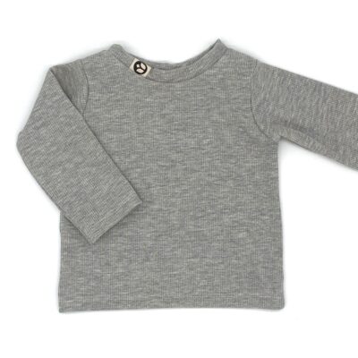 Longshirt_Rippjersey_Grau_Tulipanelli