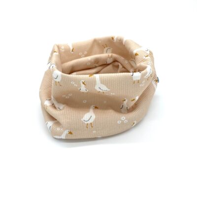 Loop_Rippjersey_Gänse_Creme_Tiere_Natur_01