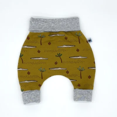 Mitwachshose_Jersey_Wüstenkroko_Gelb_Tiere_02