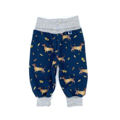 Mitwachshose_Softshell_Dackel_Blau_Tiere_02