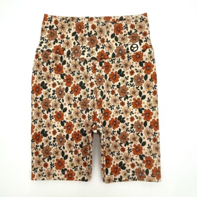 Radler-Hose_Rippjersey_Blüten-Orange_Bunt_Pflanzen_Blumen_01